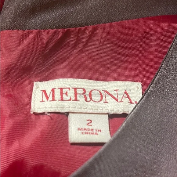 Merona Red and Gray Sleeveless Dress - Picture 2 of 16